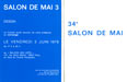 invitation pour le 34eme Salon de Mai, Galerie Le Balcon des Arts - Paris, "dessin de peintres"