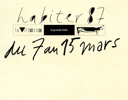 invitation pour le Salon "Habiter 87"