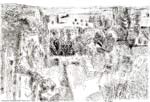 Paysage, 22 dcembre 2001, encre de Chine sur papier, 75 x 110 cm