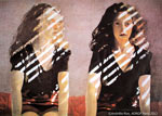 Les Jumelles, 12 novembre 1977, feutre  l'eau sur papier, 73x102 cm